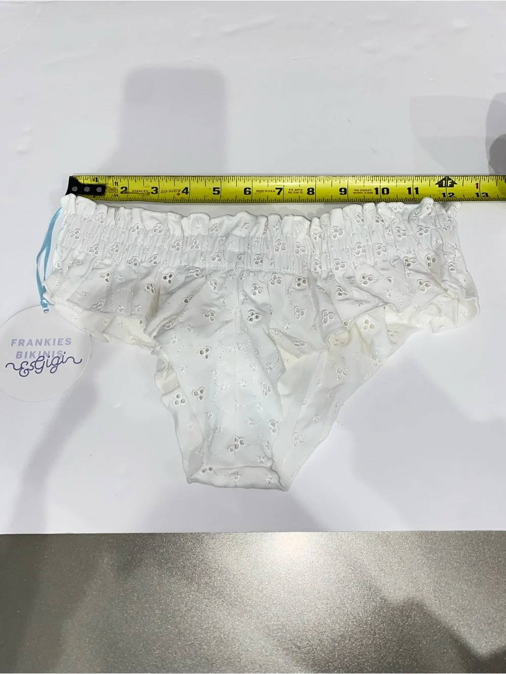 Frankies Bikinis × Gigi Hadid Eyelet White Bikini